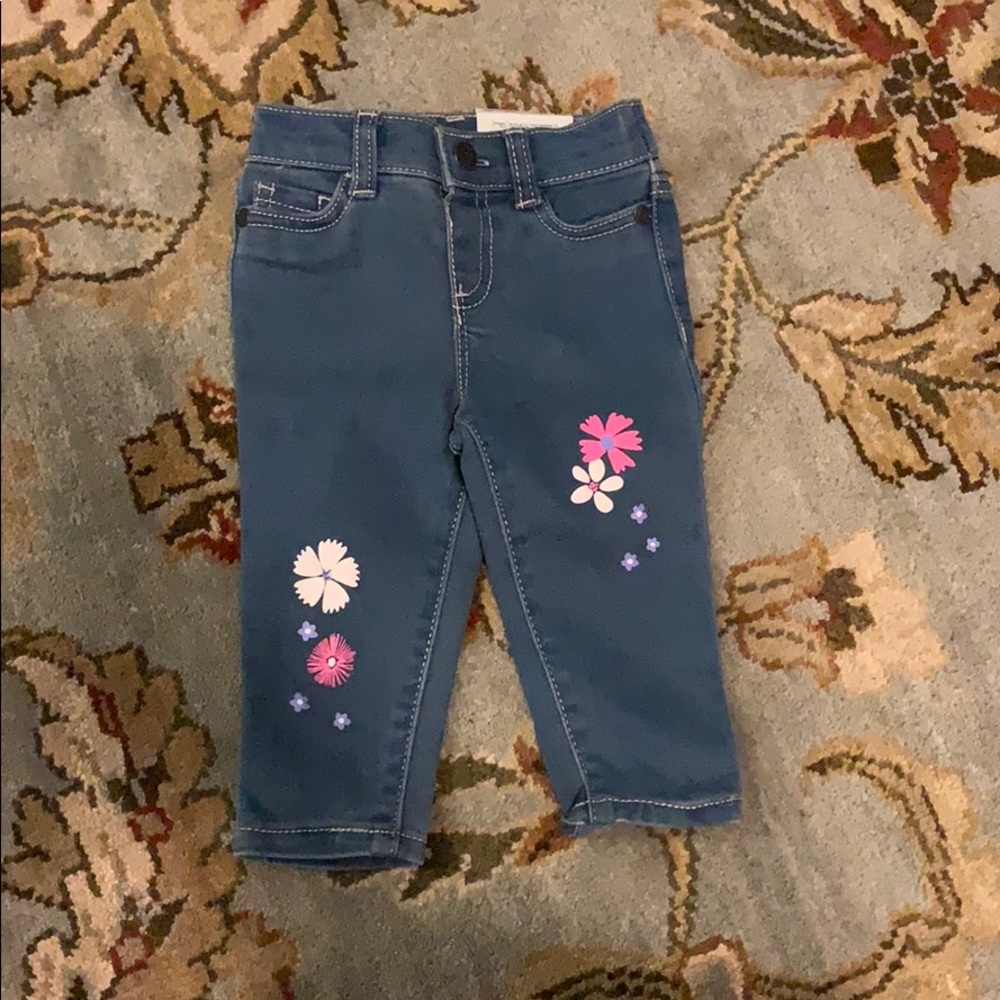 6M floral jeans